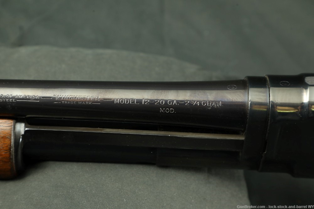 Winchester Model 12 1912 28" MOD 20 GA Takedown Pump Shotgun, 1948 C&R-img-26