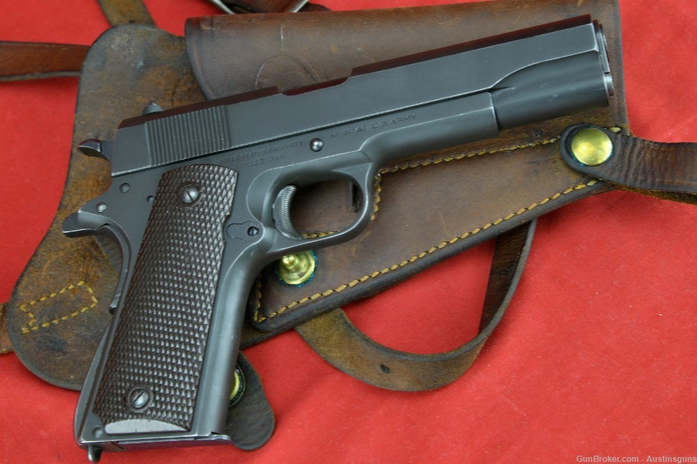 RARE, 100% Correct Colt Model 1911A1 - *OWNED BY B-17 WAIST GUNNER* -img-65