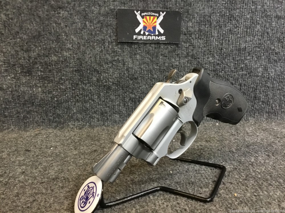 Smith & Wesson 637-2  SA/DA Revolver .38Spl w/ S&W Laser Grip, Snub Nose-img-2