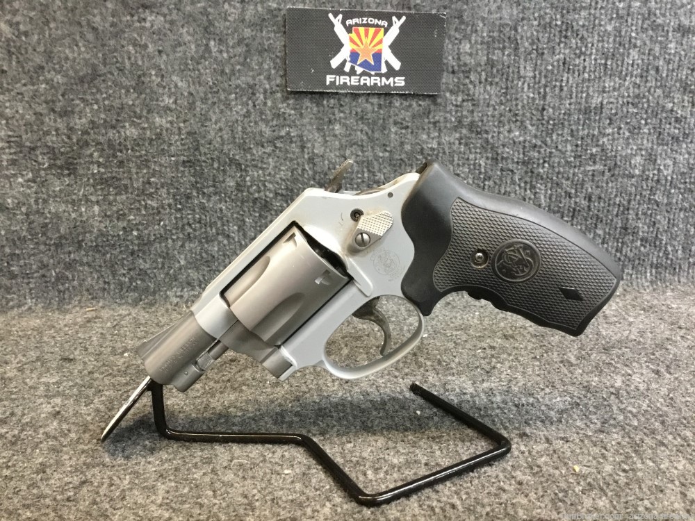 Smith & Wesson 637-2  SA/DA Revolver .38Spl w/ S&W Laser Grip, Snub Nose-img-3