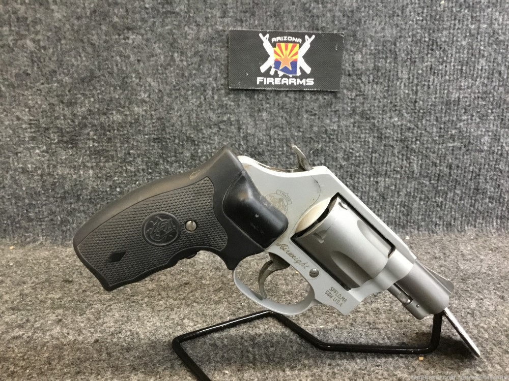 Smith & Wesson 637-2  SA/DA Revolver .38Spl w/ S&W Laser Grip, Snub Nose-img-0
