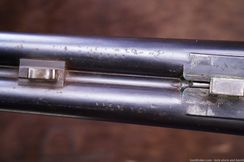 J.P. Clabrough & Bros England SxS 12 GA Double Barrel Shotgun, Antique-img-26