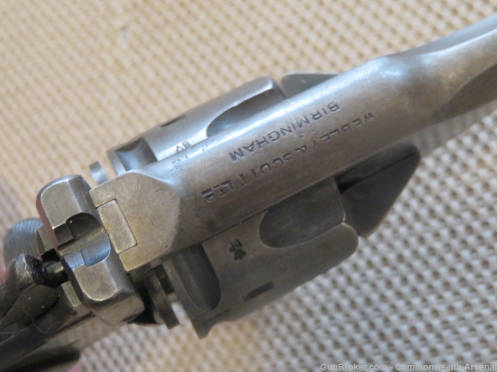 Post-WW2 British Webley & Scott Mark IV .38 S&W Revolver 1951-img-10