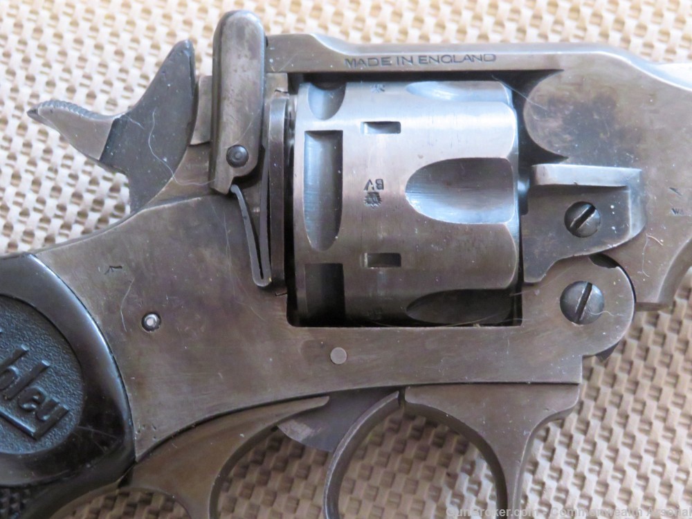 Post-WW2 British Webley & Scott Mark IV .38 S&W Revolver 1951-img-7