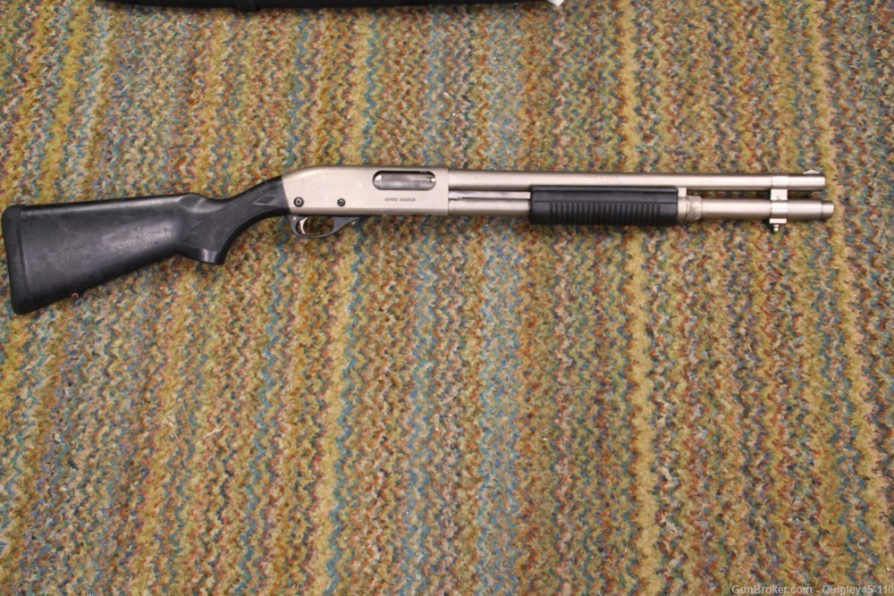Remington 870 Marine Magnum 12 GA Police Trade In -img-0