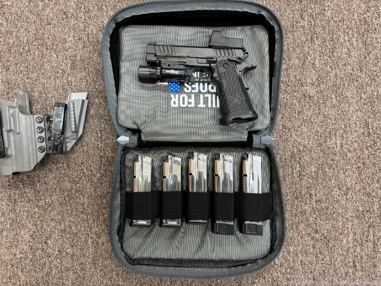 Staccato P DPO 9mm 4.4" 5-Mags, Leupold Delta Point Pro, Surefire X300-img-0