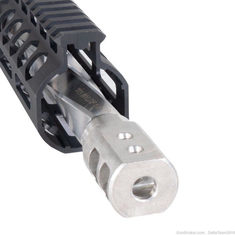 AR15 17" 223 Wylde Complete Upper | Flat Spiral Barrel | BCG & CH Included-img-5