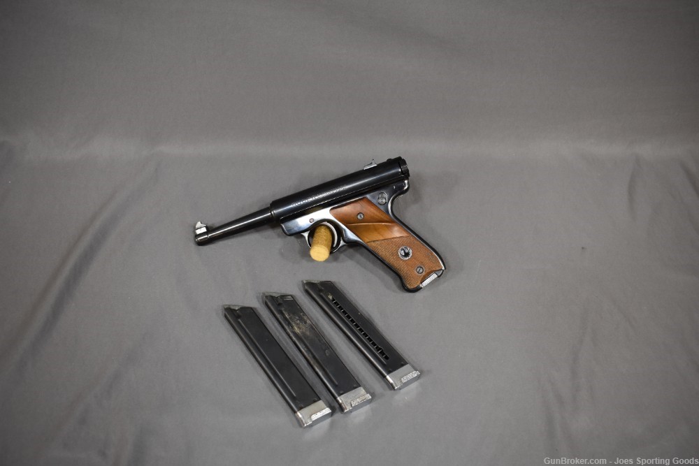 Ruger Mark 1 - .22LR Semi-Automatic Pistol w/ Four Magazines-img-0