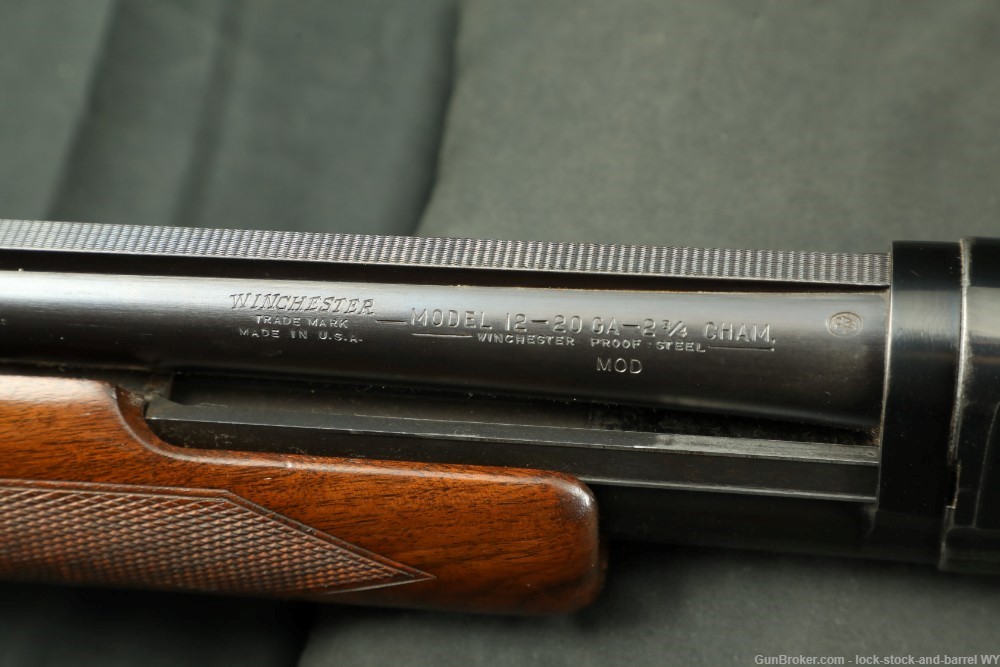 Winchester Model 12 1912 Solid Rib 28" MOD 20 GA Pump Shotgun, 1959 C&R-img-24