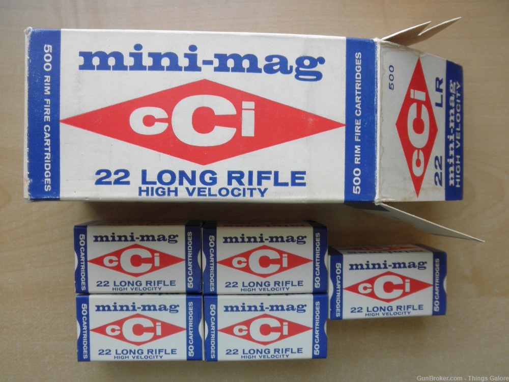 CCI mini-mag vintage partial brick. 250 rounds left as pictured.-img-9