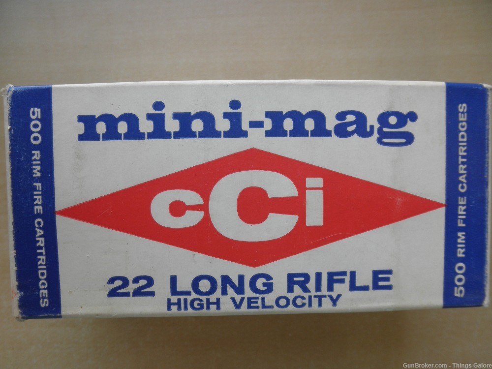 CCI mini-mag vintage partial brick. 250 rounds left as pictured.-img-0