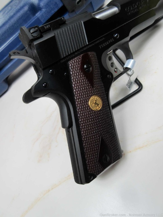 Colt 1911 GOLD CUP NATIONAL MATCH 9MM 5" ADJ trigger & sights-img-7