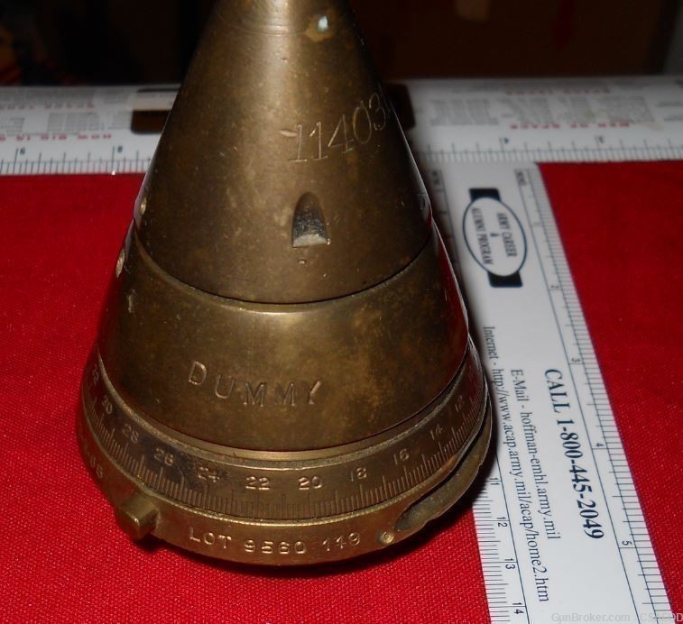 US WW1 HEAVY ARTILLERY FUZE  EARLY FROM Col. Jarrett COLLECTION-img-5