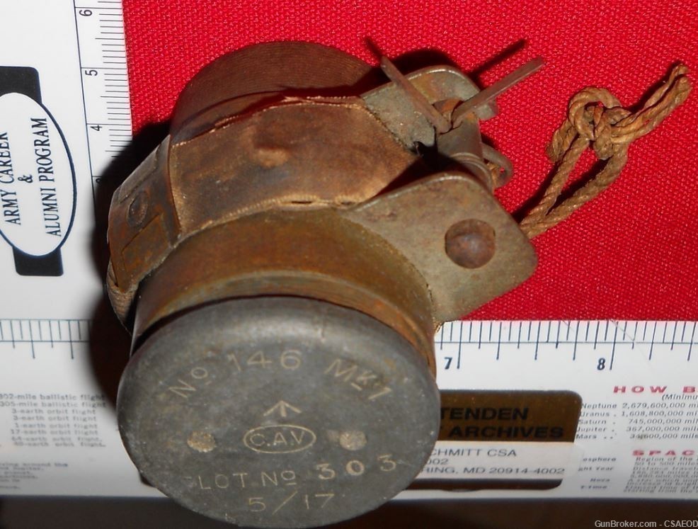 BRITISH WW1 MORTAR "ALLWAYS" FUZE  EARLY FROM Col. Jarrett COLLECTION-img-10