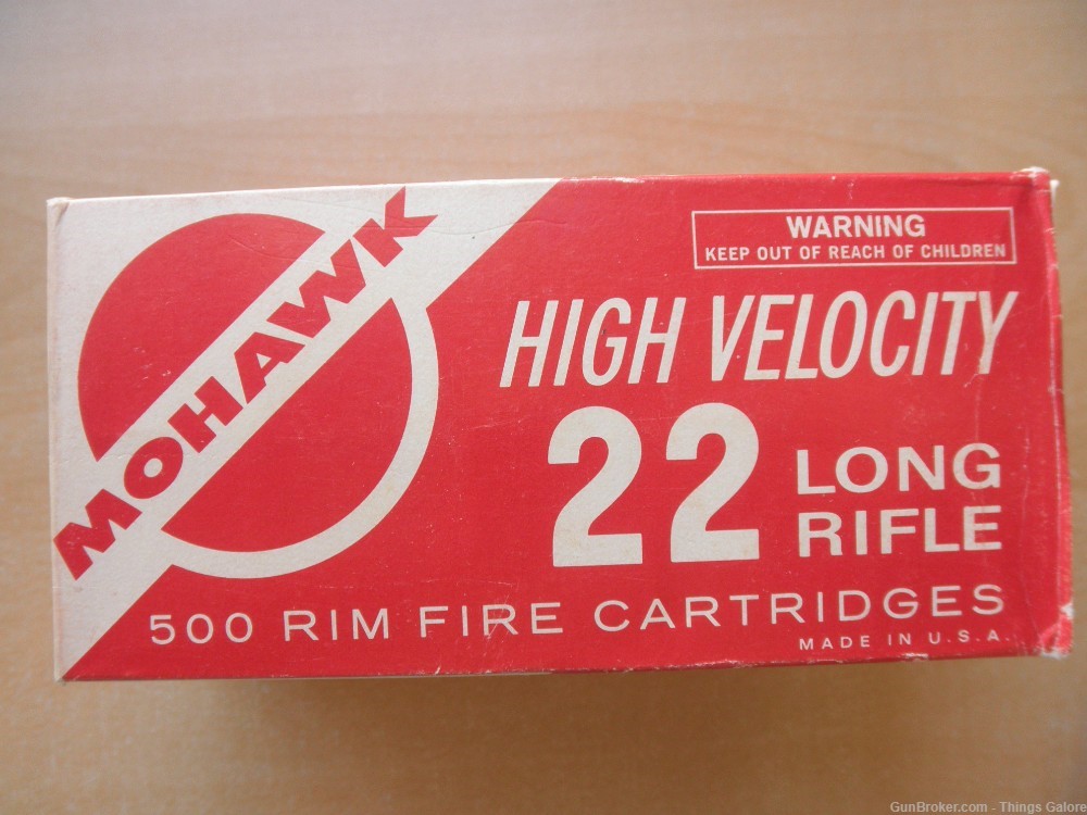 Remington MOHAWK red box 500 round brick 22LR. RM22-img-0
