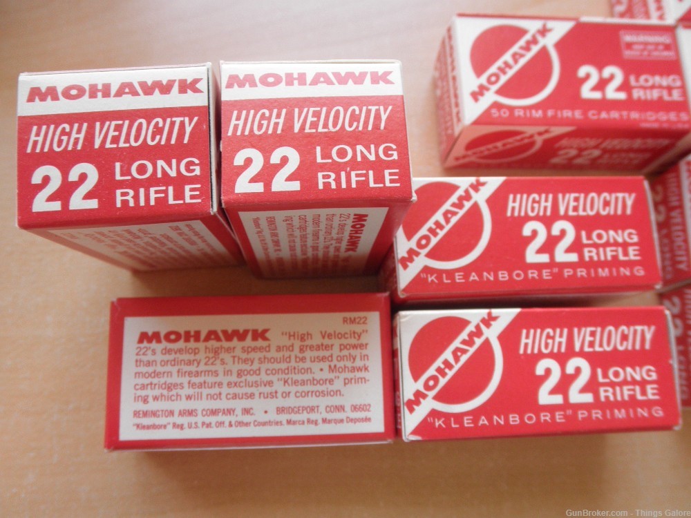 Remington MOHAWK red box 500 round brick 22LR. RM22-img-9