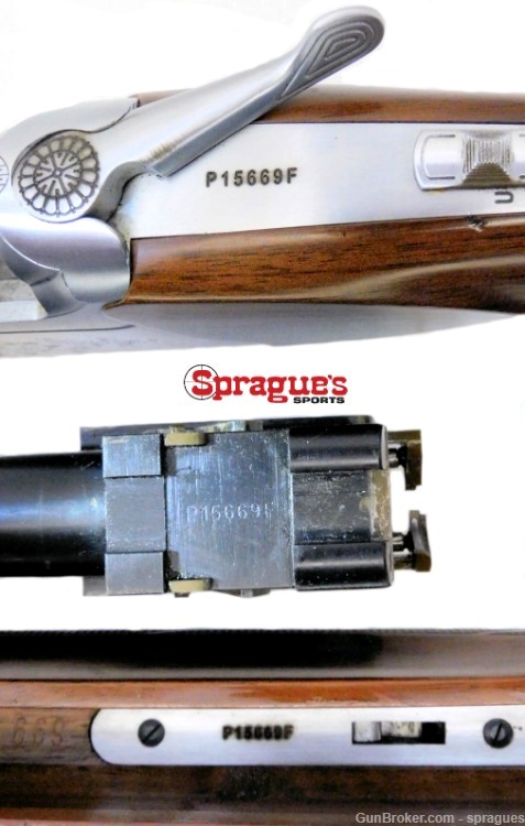 SKB Shotgun 90 TSS Sporting O/U 30" VR 12 GA 3" Adj Comb/Pad Case 5 Chokes-img-11