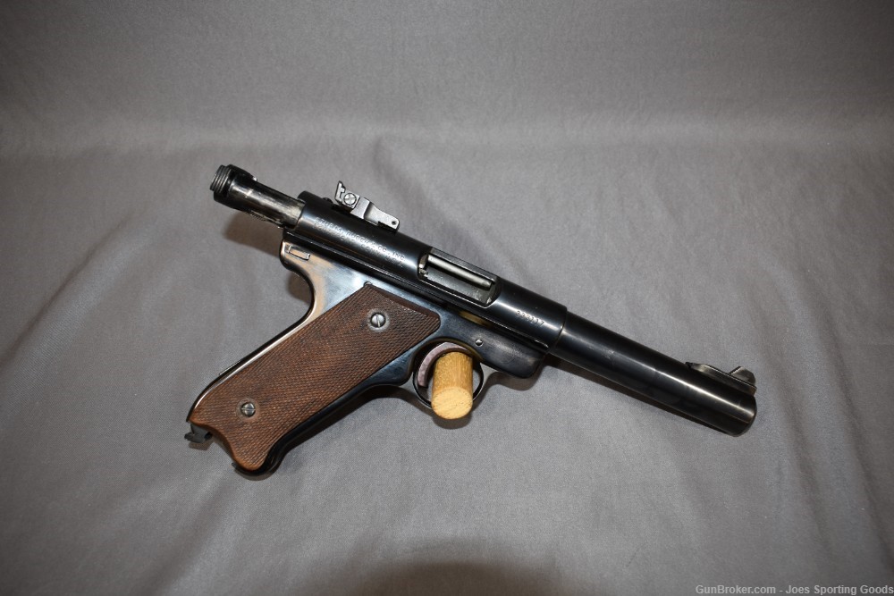 Excellent Ruger Mark I - .22LR Pistol w/ 5.5" Bull Barrel & 3 Magazines-img-15