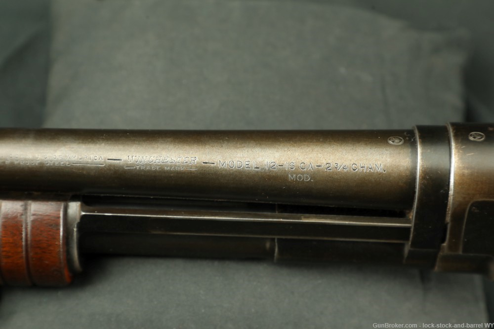 Winchester Model 12 1912 Poly Choke 16 GA Takedown Pump Shotgun, 1948 C&R-img-25