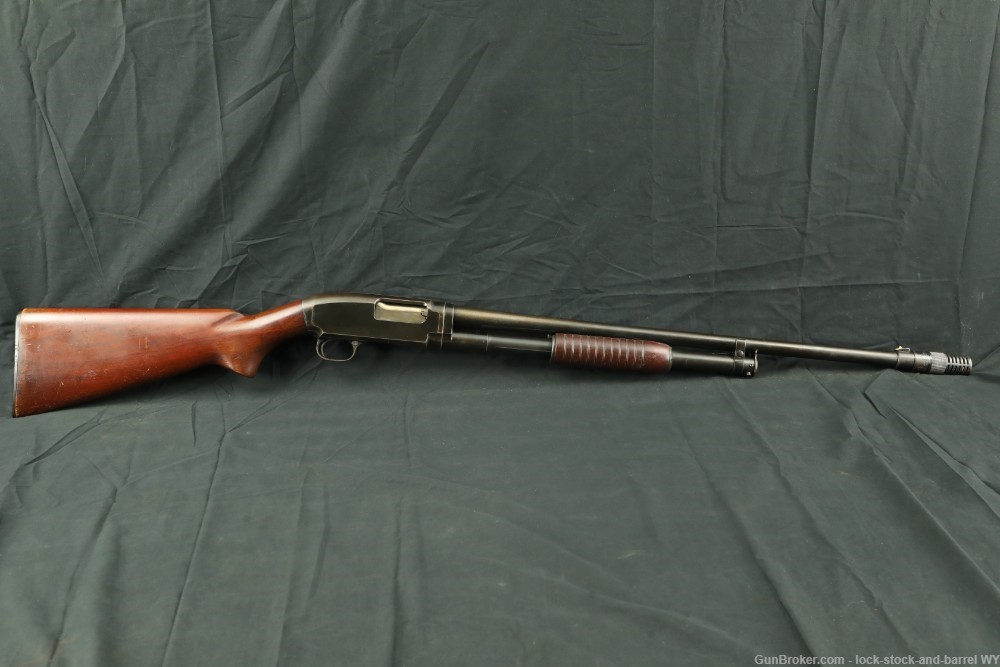 Winchester Model 12 1912 Poly Choke 16 GA Takedown Pump Shotgun, 1948 C&R-img-2