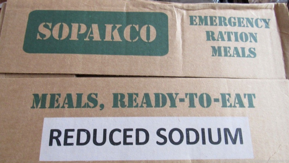 Military meals ready to eat MRE 14 Meals Per Case Sopakco Emergency rations-img-1