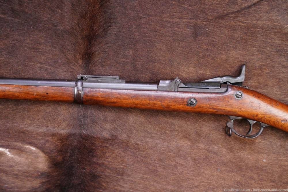 U.S. Springfield 1884 Trapdoor Rifle .45-70 Govt Single Shot Antique -img-9