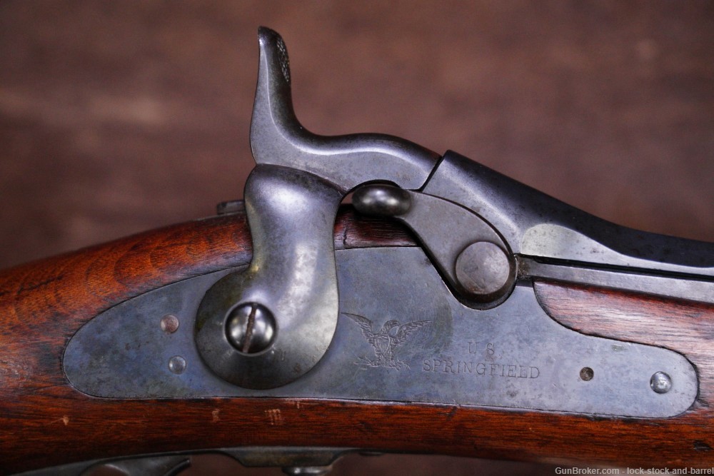 U.S. Springfield 1884 Trapdoor Rifle .45-70 Govt Single Shot Antique -img-22