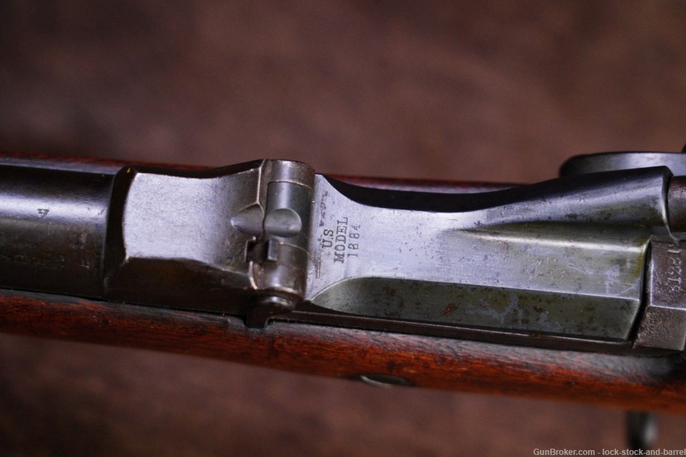 U.S. Springfield 1884 Trapdoor Rifle .45-70 Govt Single Shot Antique -img-20