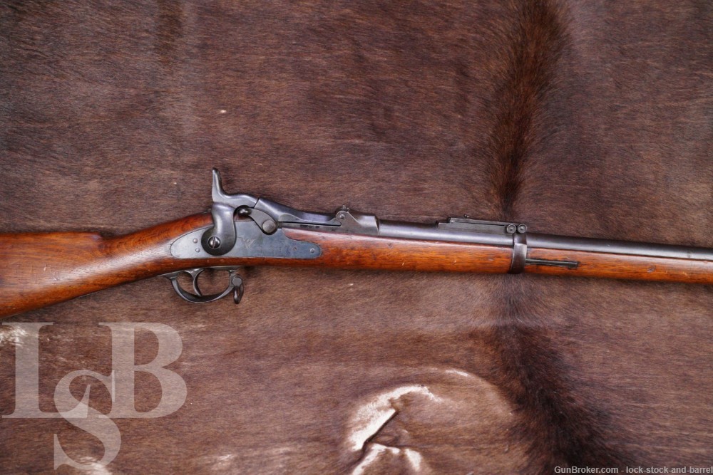 U.S. Springfield 1884 Trapdoor Rifle .45-70 Govt Single Shot Antique -img-0