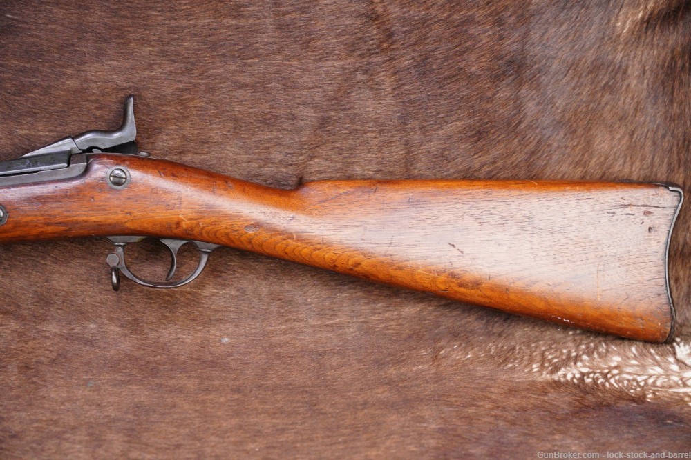 U.S. Springfield 1884 Trapdoor Rifle .45-70 Govt Single Shot Antique -img-8