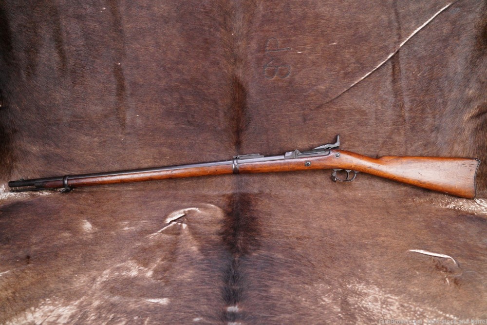 U.S. Springfield 1884 Trapdoor Rifle .45-70 Govt Single Shot Antique -img-7