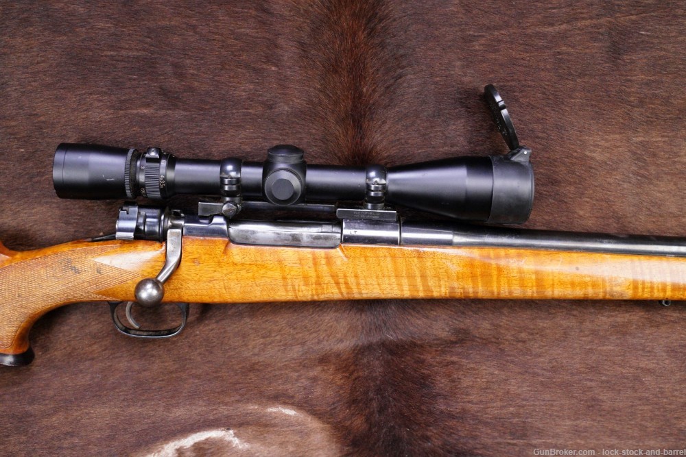 Custom German K98 Mauser Sporter .338 Win Mag  26” Bolt Action Rifle -img-4