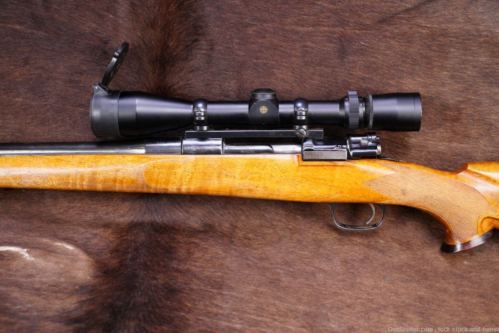 Custom German K98 Mauser Sporter .338 Win Mag  26” Bolt Action Rifle -img-10