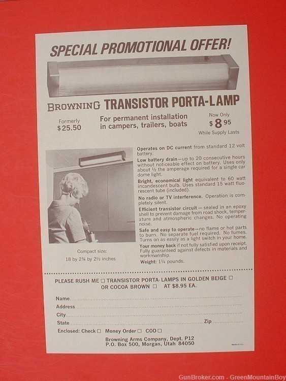 1969 OEM BROWNING Catalog, Price List, Flyers, Letter- New BL-22 - Scarce!-img-2