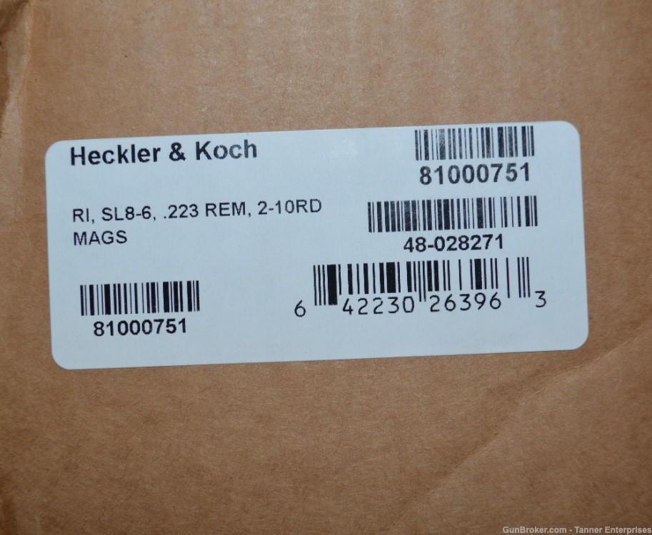 Heckler Koch HK SL8-6 rifle .223 -img-0