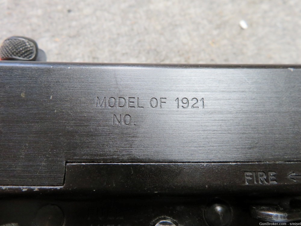 MODELGUN CORPORTATION MGC BLANK FIRE REPLICA THOMPSON 1921 SUBMACHINE GUN-img-7