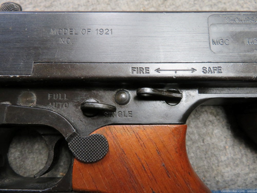MODELGUN CORPORTATION MGC BLANK FIRE REPLICA THOMPSON 1921 SUBMACHINE GUN-img-8