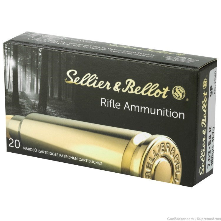 Sellier & Bellot 7.62x54R Ammo-img-2