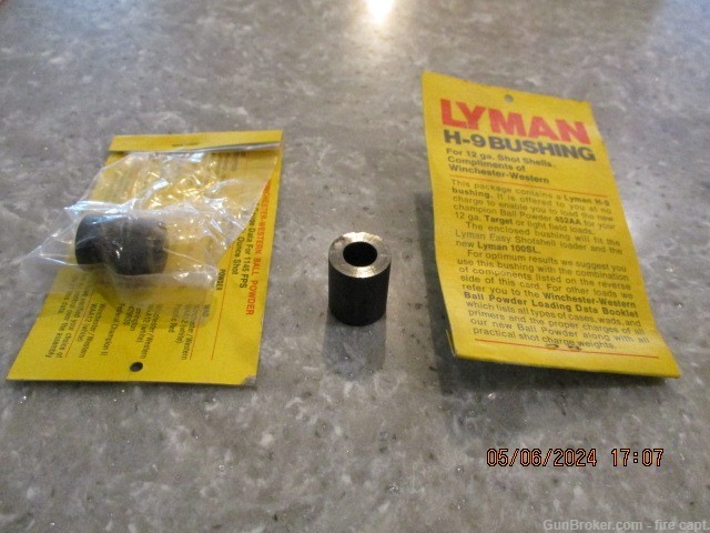 Lyman Easy, NOS Powder Bushing, #H-9-img-0
