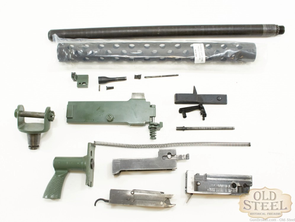 30-06 M1919 Machine Gun Parts Kit Comes W/ Live Barrel, Top Cover, Bolt-img-0