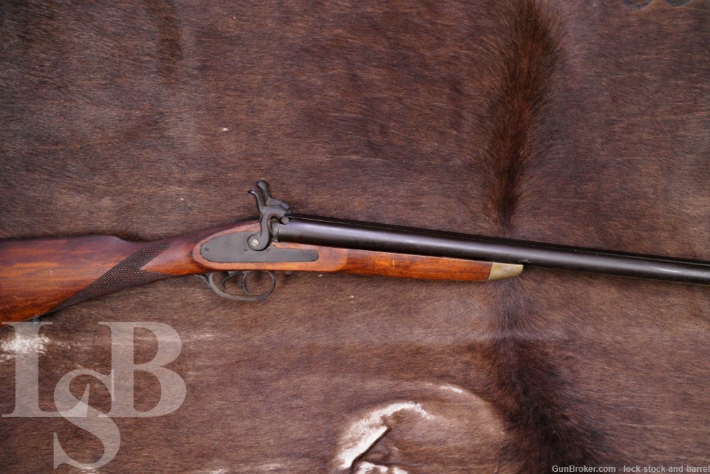 Spanish Side by Side SxS 20 GA Muzzleloader Percussion Shotgun ATF Antique-img-0