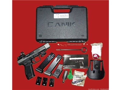 Canik TP9 SFX 9mm Semi-Auto w/Sig Sauer Romeo 1 Red Dot & ArmaLaser Red GTO