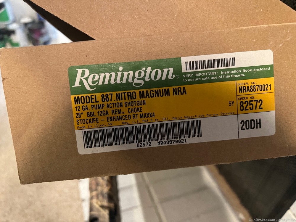 Remington M887 Nitro mag NRA 12 ga shotgun 2 3/4", 3" and 3 1/2"-img-4