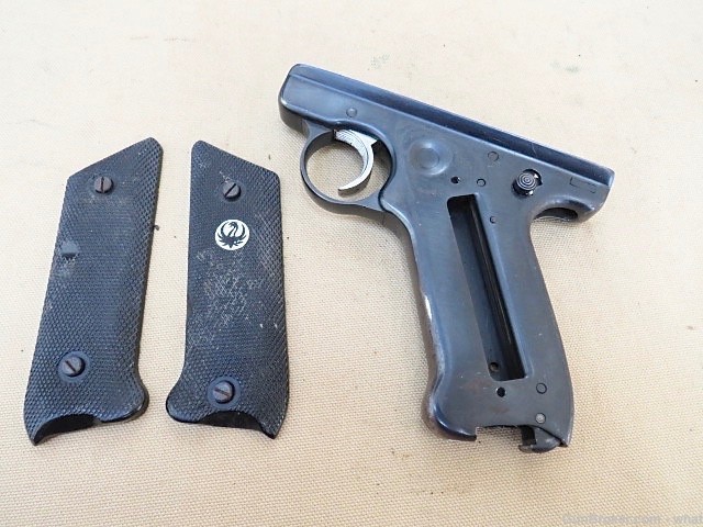Ruger .22 LR Auto Pistol Complete Lower Grip Assembly Parts + Grips-img-6