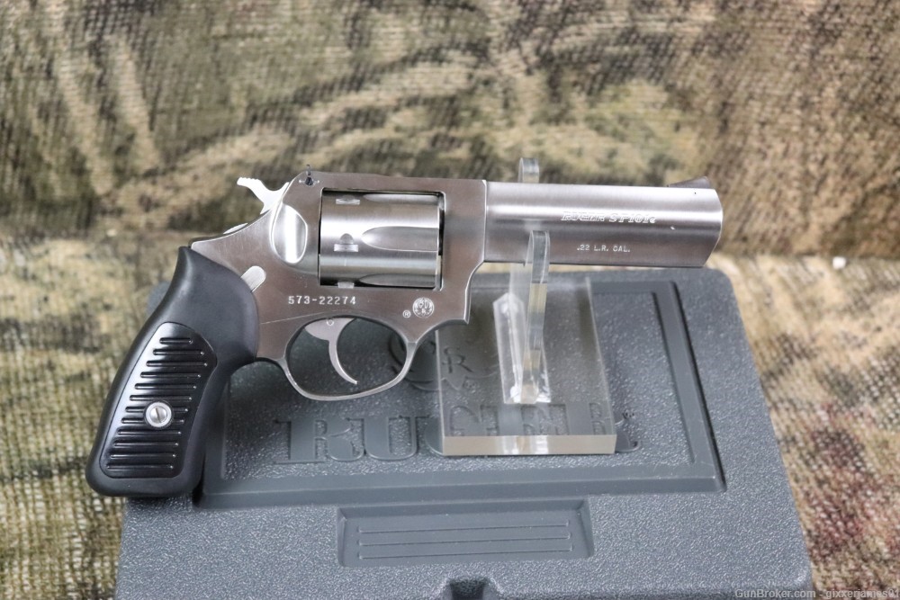 Ruger SP-101 22 LR 4" 6 shot stainless w/box rare penny start-img-4