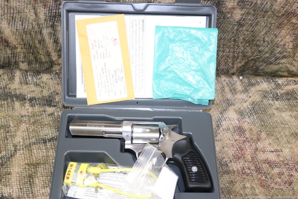 Ruger SP-101 22 LR 4" 6 shot stainless w/box rare penny start-img-0