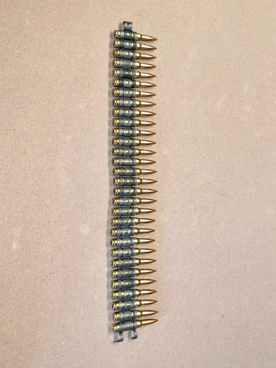 M-60 30 rd Belt of 7.62x51 (308) Dummy Rounds-img-1