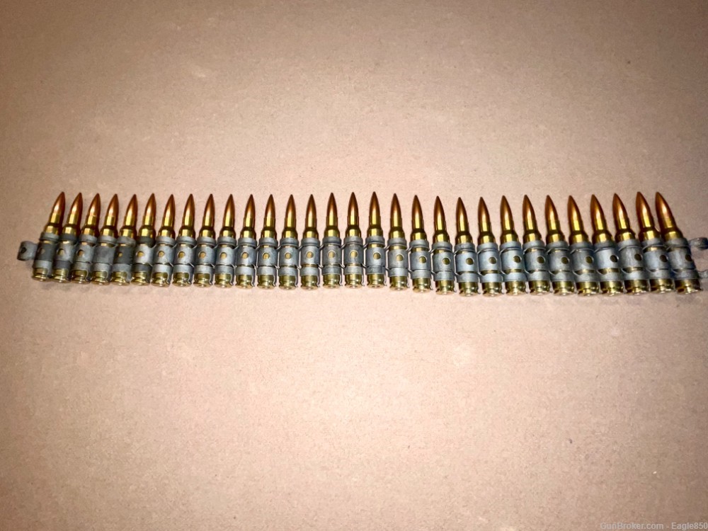 M-60 30 rd Belt of 7.62x51 (308) Dummy Rounds-img-0