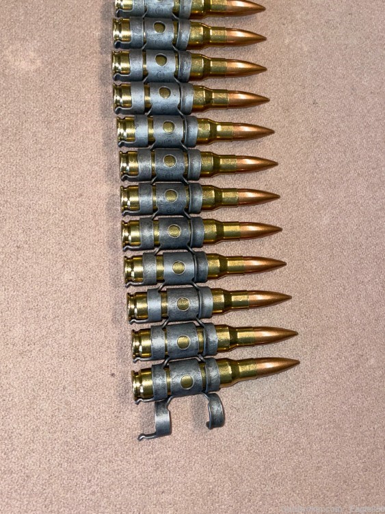 M-60 30 rd Belt of 7.62x51 (308) Dummy Rounds-img-2