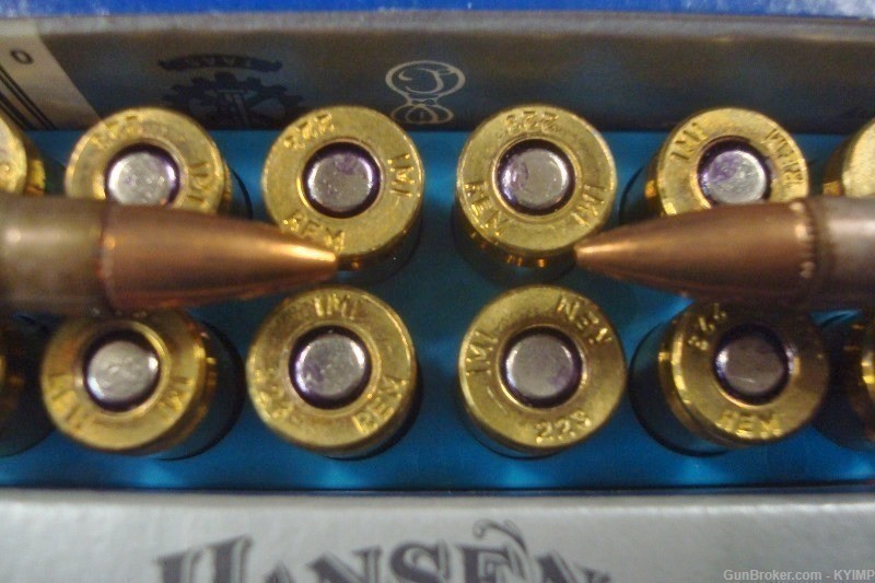 500 IMI Hansen .223 FMJ 55 gr brass M193 Ammunition HCC223A-img-2